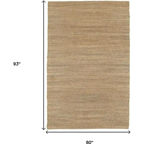 Natural Jute Hand Woven Area Rug Photo 7