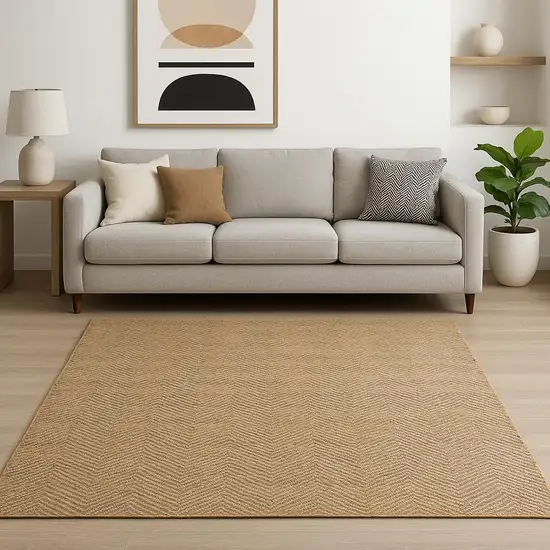 Natural Jute Hand Woven Area Rug Photo 1