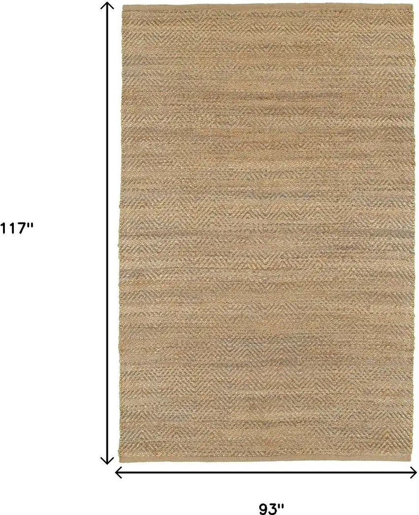 Natural Jute Hand Woven Area Rug Photo 3