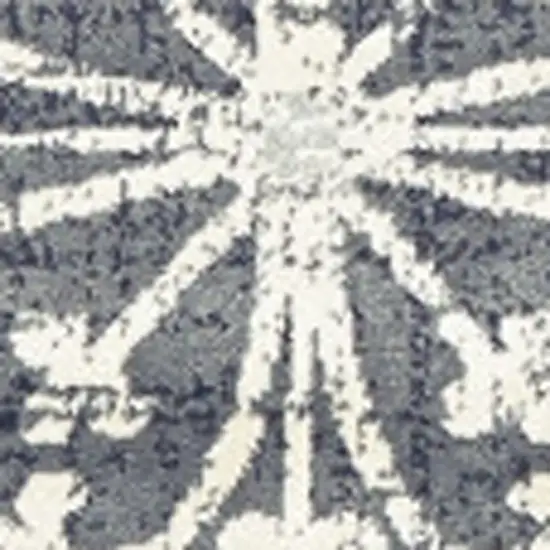 Tan and Gray Geometric Power Loom Area Rug Photo 6