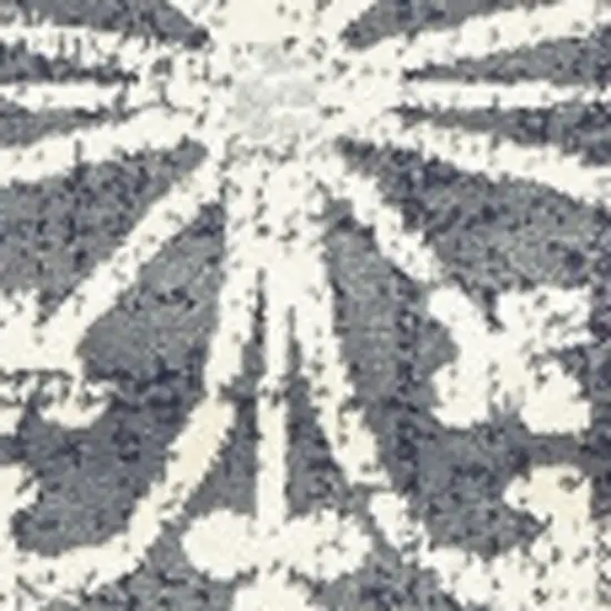 Tan and Gray Geometric Power Loom Area Rug Photo 4