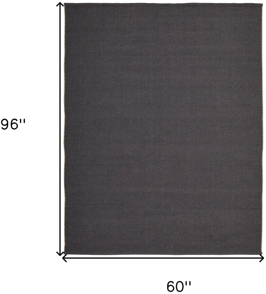 Tan and Gray Hand Woven Area Rug Photo 3