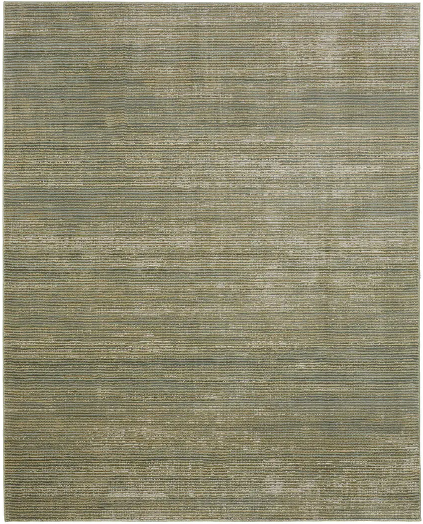 Tan and Green Power Loom Area Rug Photo 2