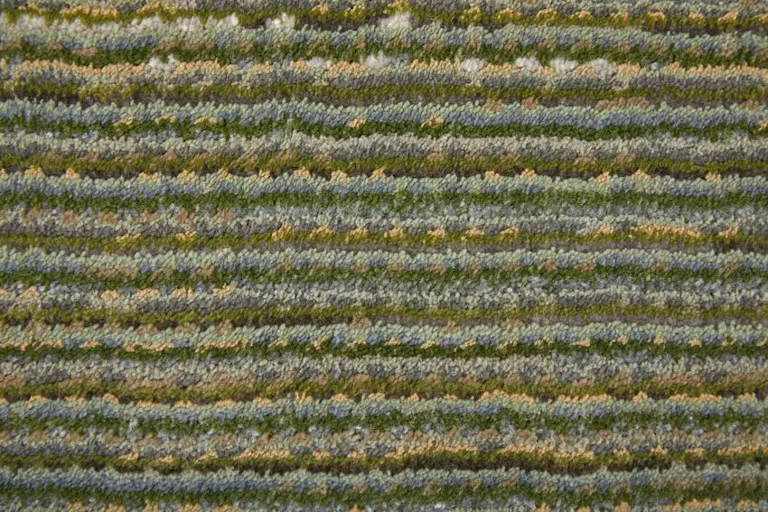 Tan and Green Power Loom Area Rug Photo 9