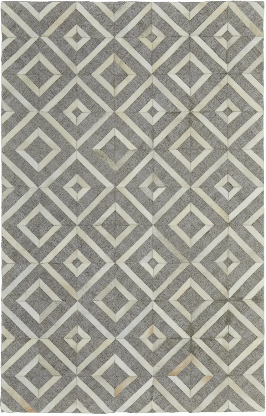Tan and Ivory Geometric Hand Woven Area Rug Photo 2