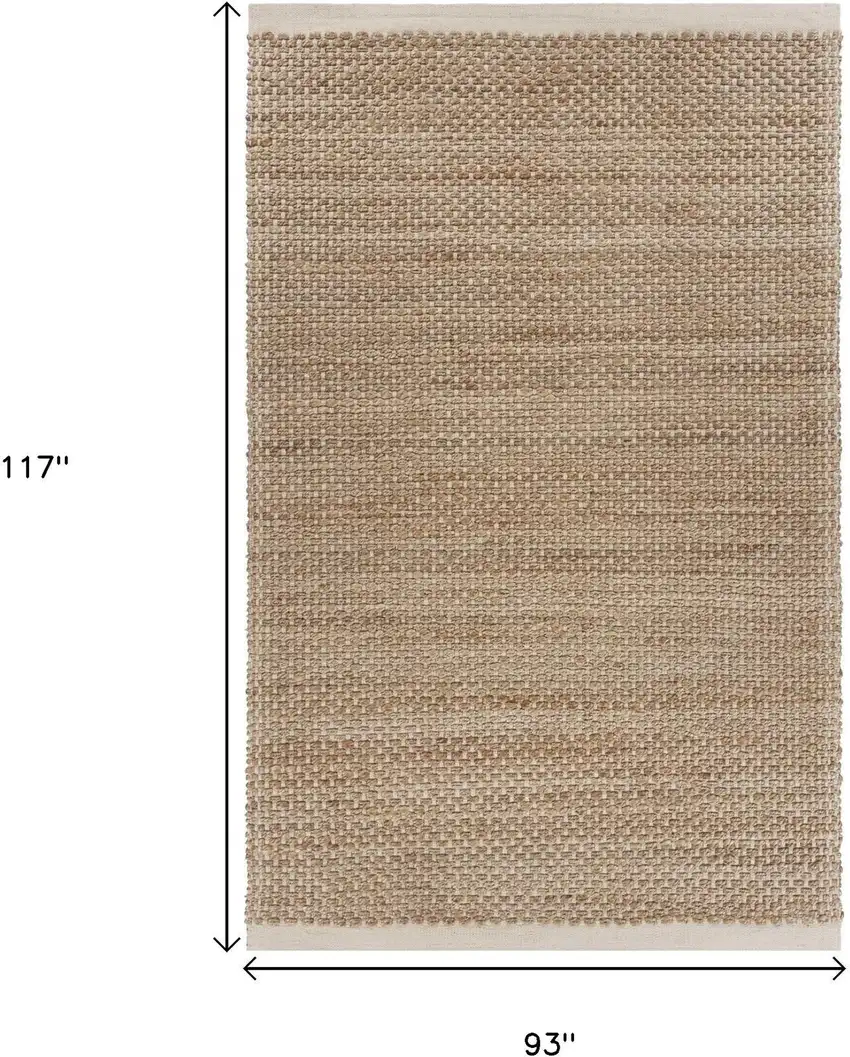 Tan Hand Loomed Area Rug Photo 4