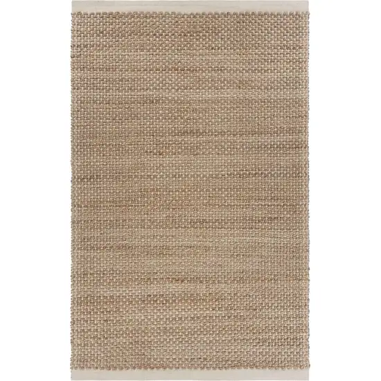 Tan Hand Loomed Area Rug Photo 1