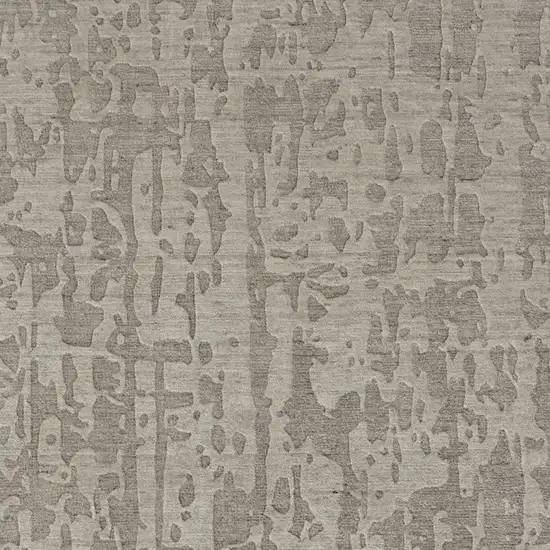 Taupe Abstract Hand Woven Area Rug Photo 9