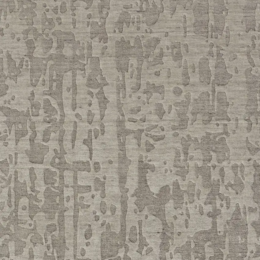Taupe Abstract Hand Woven Area Rug Photo 9