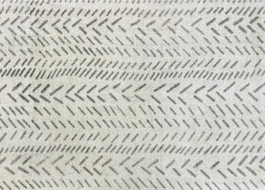 Taupe Abstract Machine Tufted Area Rug With UV Protection Photo 4