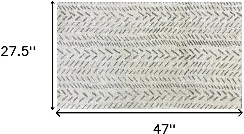 Taupe Abstract Machine Tufted Area Rug With UV Protection Photo 7