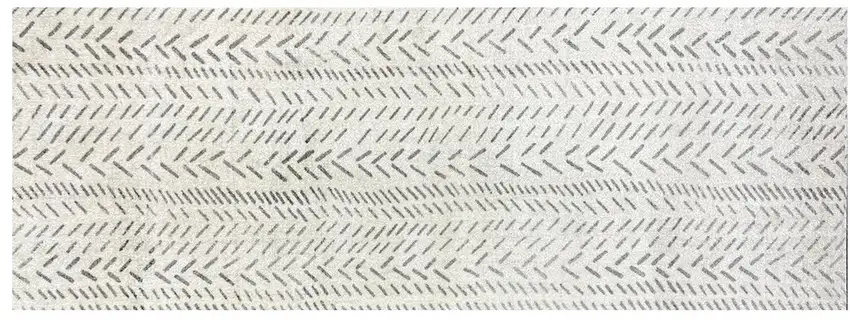 Taupe Abstract Machine Tufted Runner Rug With UV Protection Photo 5