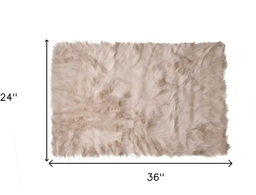 Taupe Animal Print Area Rug Photo 3
