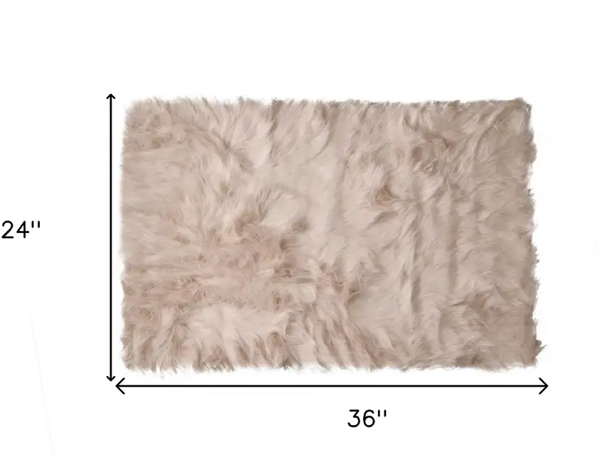 Taupe Animal Print Area Rug Photo 3
