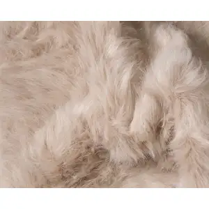 Photo of Taupe Acrylic Plush Faux Sheepskin - Area Rug