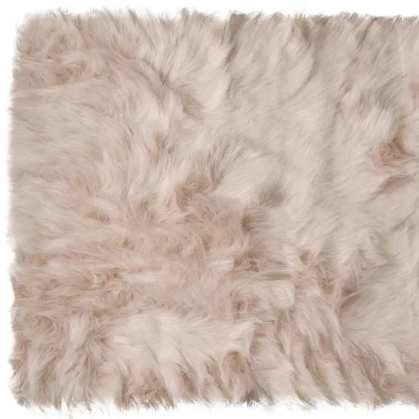 Taupe Animal Print Area Rug Photo 6