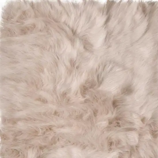 Taupe Animal Print Area Rug Photo 3