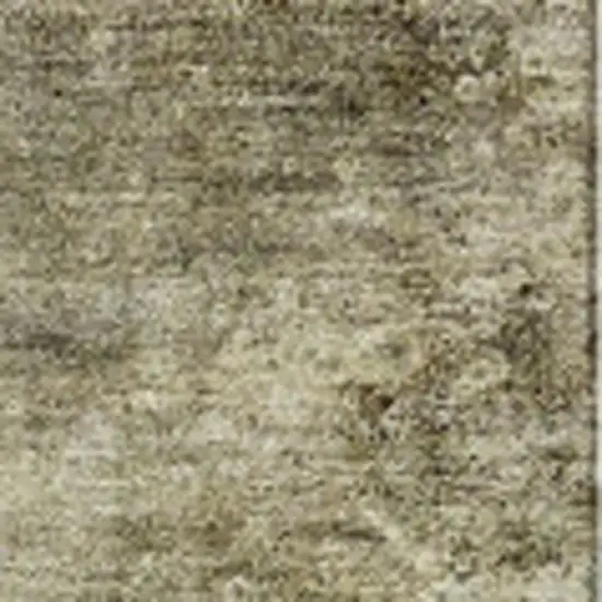 Taupe And Beige Abstract Washable Area Rug With UV Protection Photo 7