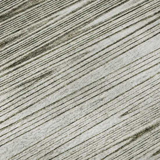 Taupe And Beige Abstract Washable Area Rug With UV Protection Photo 9