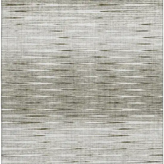 Taupe And Beige Abstract Washable Area Rug With UV Protection Photo 4