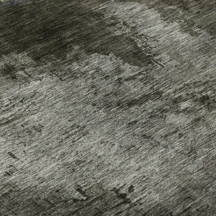 Taupe And Beige Abstract Washable Area Rug With UV Protection Photo 9