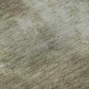 Photo of Taupe And Beige Abstract Washable Area Rug With UV Protection