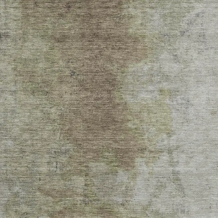 Taupe And Beige Abstract Washable Indoor Outdoor Area Rug Photo 7