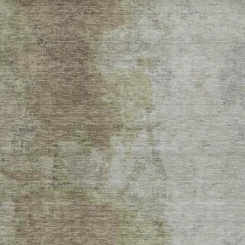 Taupe And Beige Abstract Washable Indoor Outdoor Area Rug Photo 4