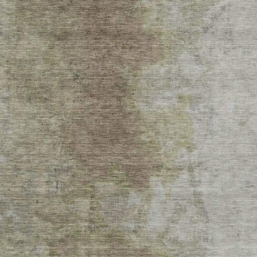 Taupe And Beige Abstract Washable Indoor Outdoor Area Rug Photo 7