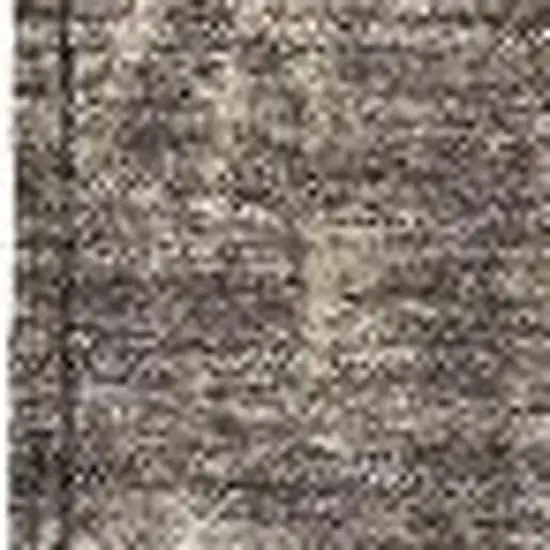 Taupe And Beige Abstract Washable Indoor Outdoor Area Rug Photo 3