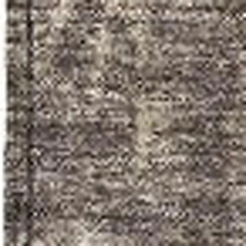 Taupe And Beige Abstract Washable Indoor Outdoor Area Rug Photo 3