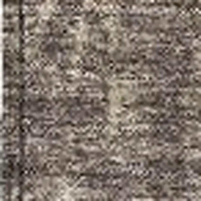 Taupe And Beige Abstract Washable Indoor Outdoor Area Rug Photo 3