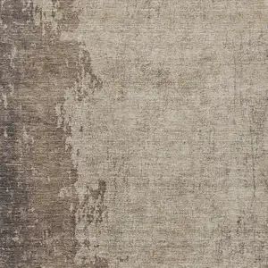 Photo of Taupe And Beige Abstract Washable Indoor Outdoor Area Rug