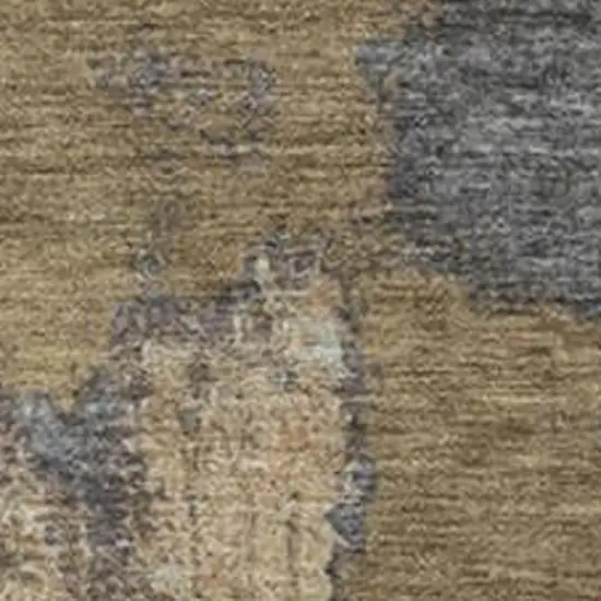 Taupe And Beige Abstract Washable Indoor Outdoor Area Rug Photo 3