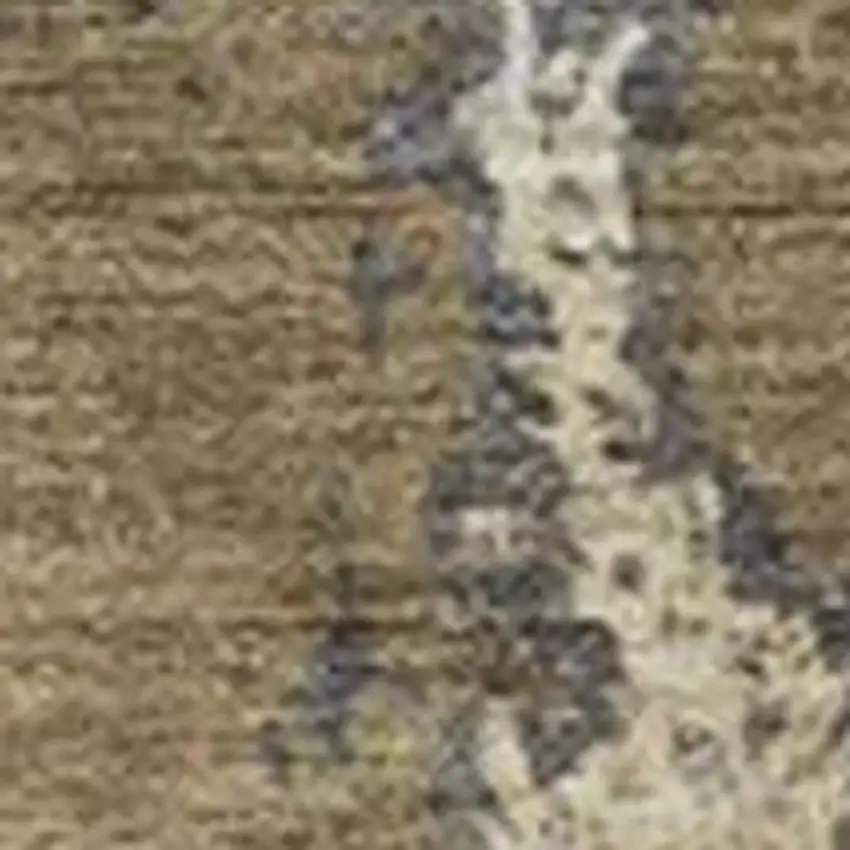 Taupe And Beige Abstract Washable Indoor Outdoor Area Rug Photo 3