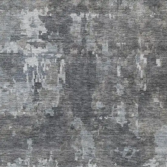 Taupe And Beige Abstract Washable Indoor Outdoor Area Rug Photo 2