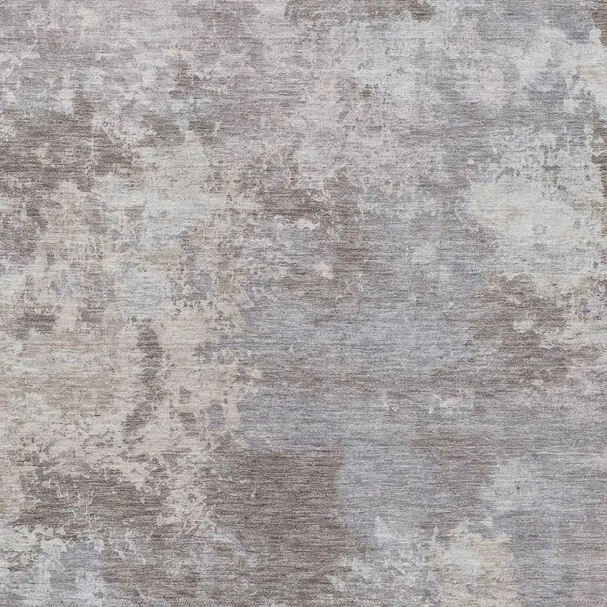 Taupe And Beige Abstract Washable Indoor Outdoor Area Rug Photo 3
