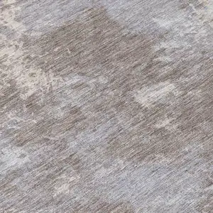 Photo of Taupe And Beige Abstract Washable Indoor Outdoor Area Rug