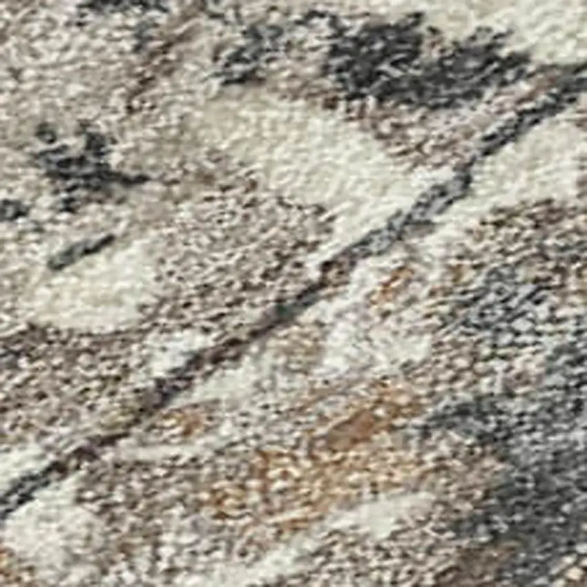 Taupe And Beige Abstract Washable Indoor Outdoor Area Rug Photo 1