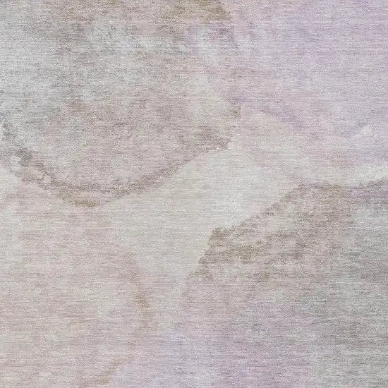 Taupe And Beige Abstract Washable Indoor Outdoor Area Rug Photo 2