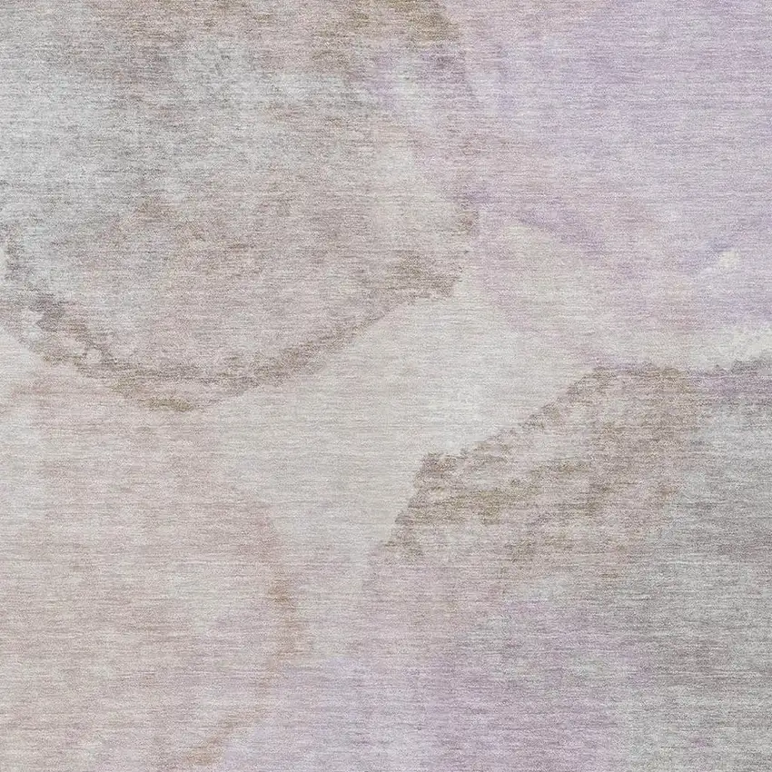 Taupe And Beige Abstract Washable Indoor Outdoor Area Rug Photo 2