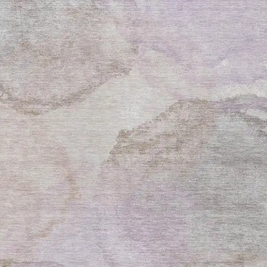 Taupe And Beige Abstract Washable Indoor Outdoor Area Rug Photo 2