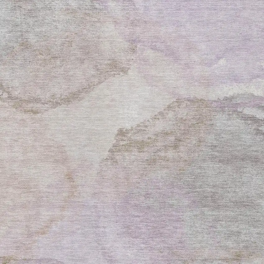 Taupe And Beige Abstract Washable Indoor Outdoor Area Rug Photo 2