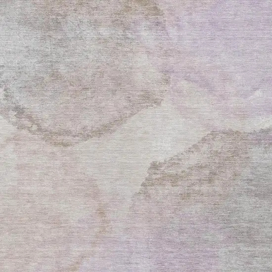 Taupe And Beige Abstract Washable Indoor Outdoor Area Rug Photo 2