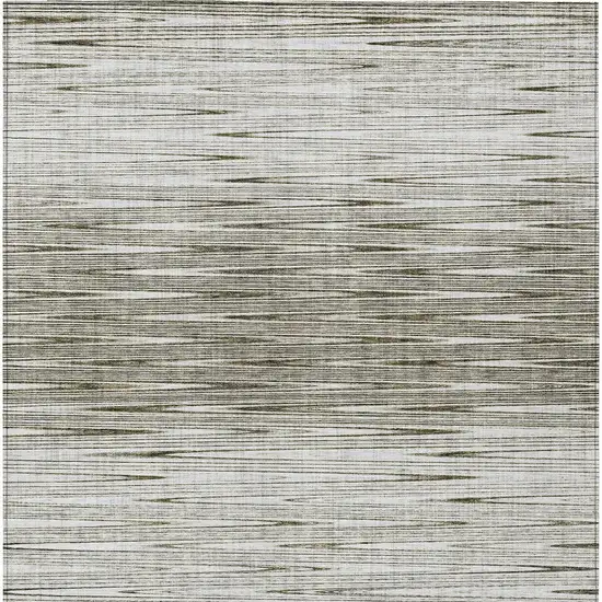 Taupe And Beige Abstract Washable Indoor Outdoor Area Rug Photo 7
