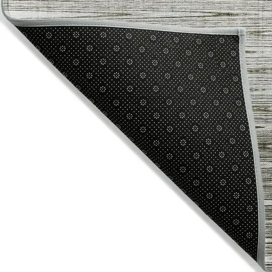 Taupe And Beige Abstract Washable Indoor Outdoor Area Rug Photo 4