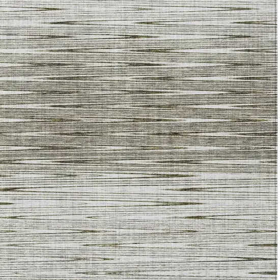 Taupe And Beige Abstract Washable Indoor Outdoor Area Rug Photo 6