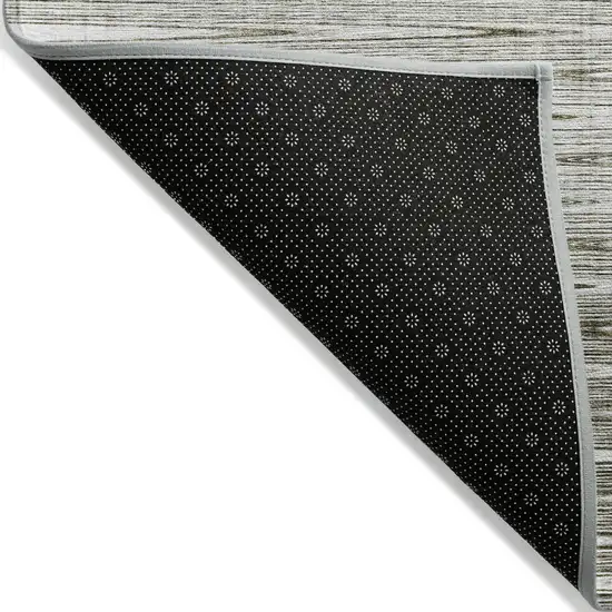 Taupe And Beige Abstract Washable Indoor Outdoor Area Rug Photo 4