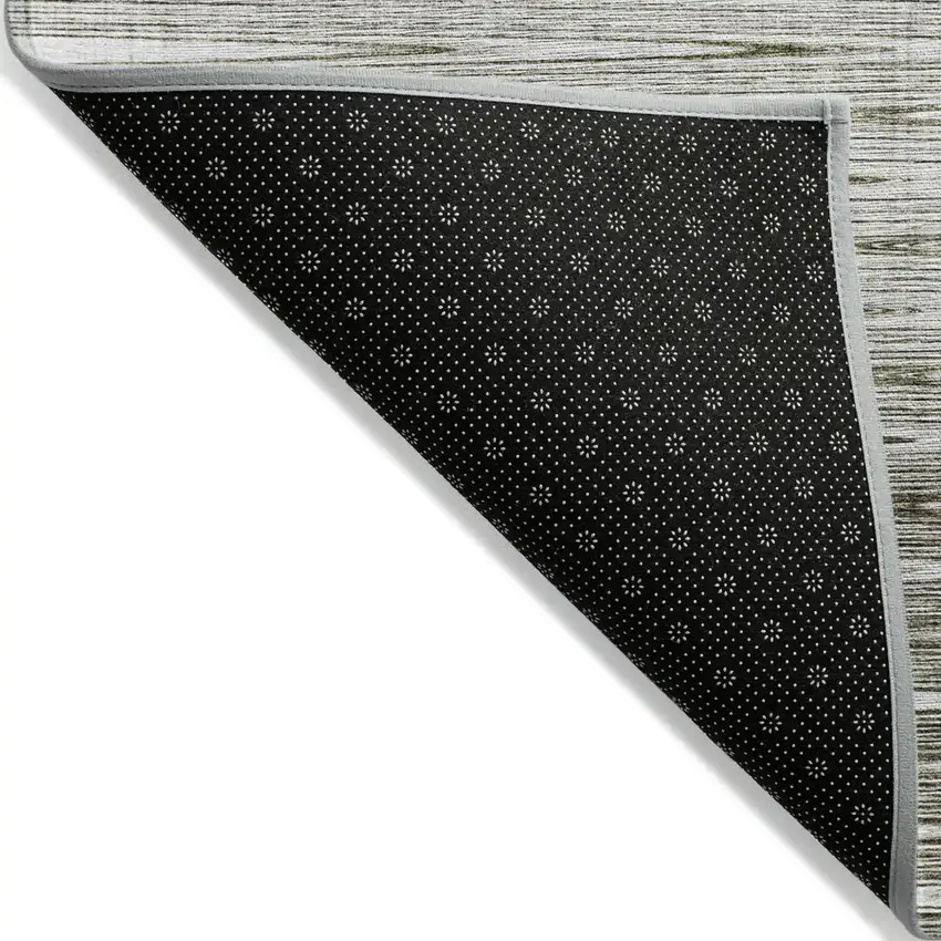 Taupe And Beige Abstract Washable Indoor Outdoor Area Rug Photo 4