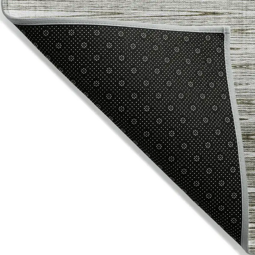 Taupe And Beige Abstract Washable Indoor Outdoor Area Rug Photo 4